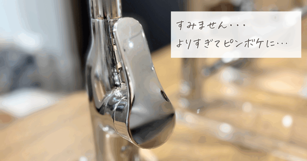 ウォータースタンド オリジナル水栓:8,800円タイプのレバーを写した画像