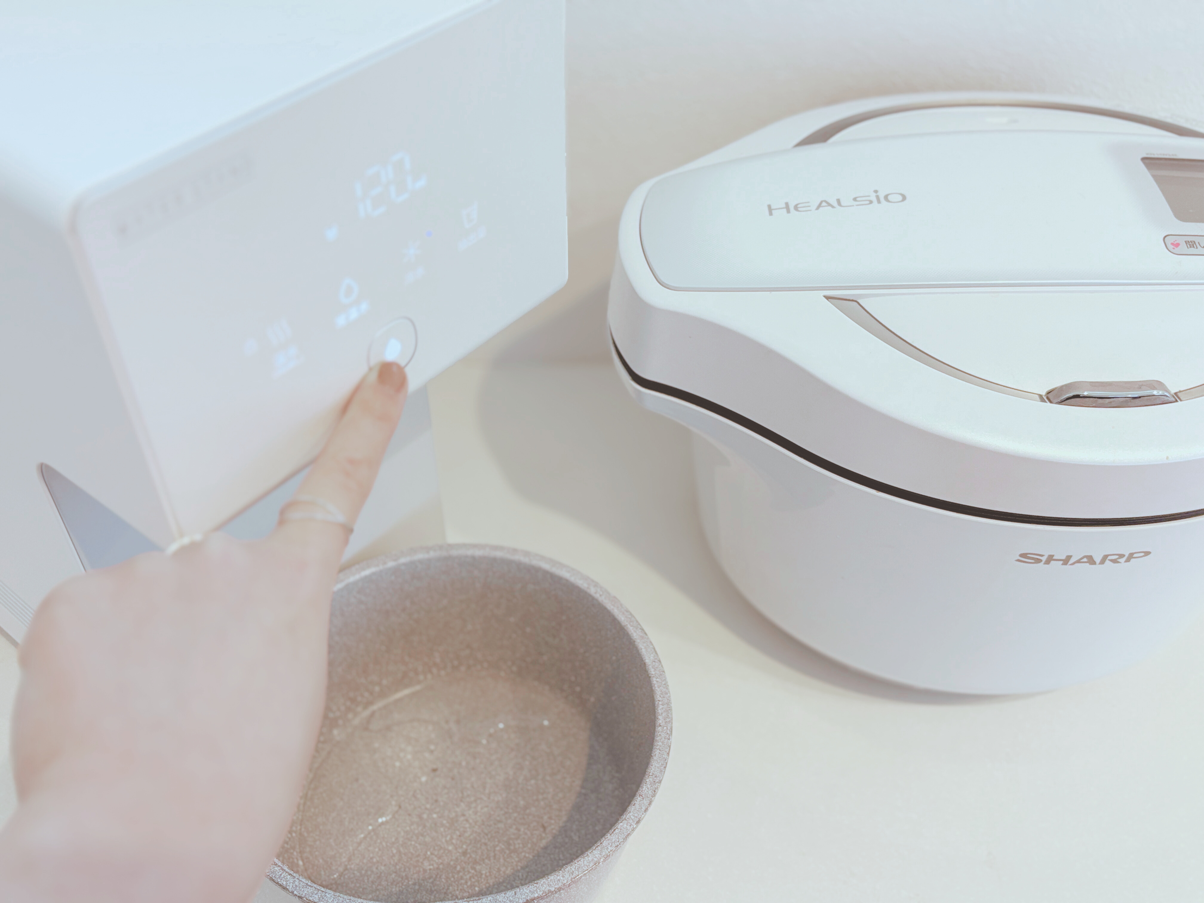 ウォータースタンドでお湯を使う場合の手順3