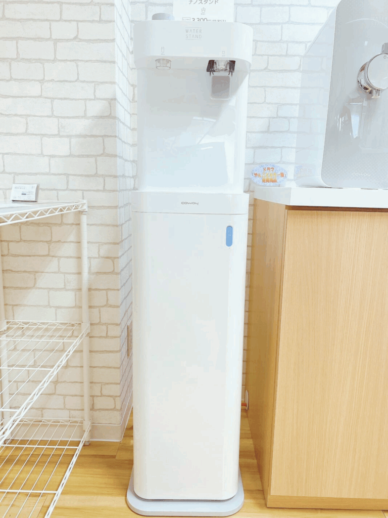 ウォータースタンド 背面:ナノスタンドを表から撮影した画像