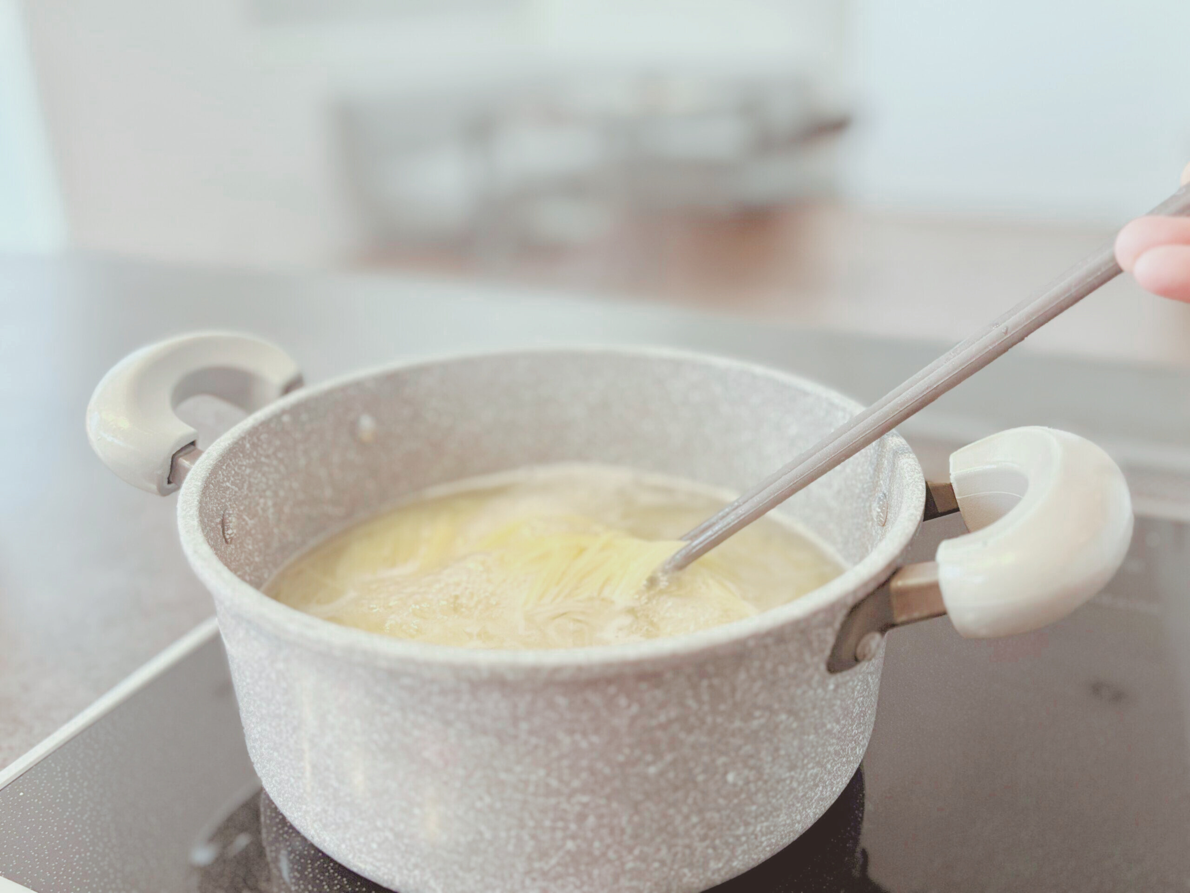 ウォータースタンド ピュアライフ の水を使って作った麺