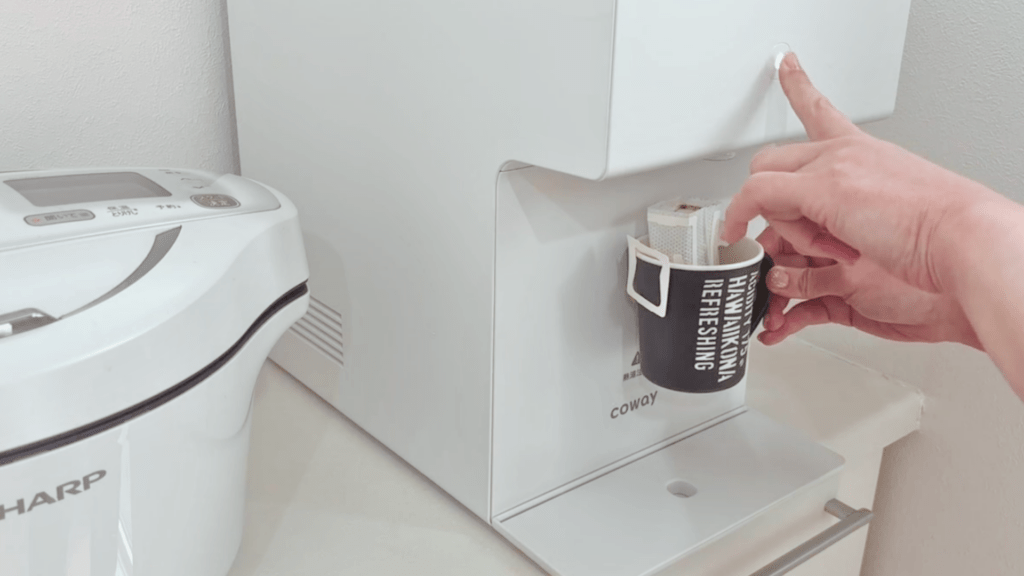 ウォータースタンド ピュアライフ S 連続抽出機能をコーヒーに使用している実際の画像2